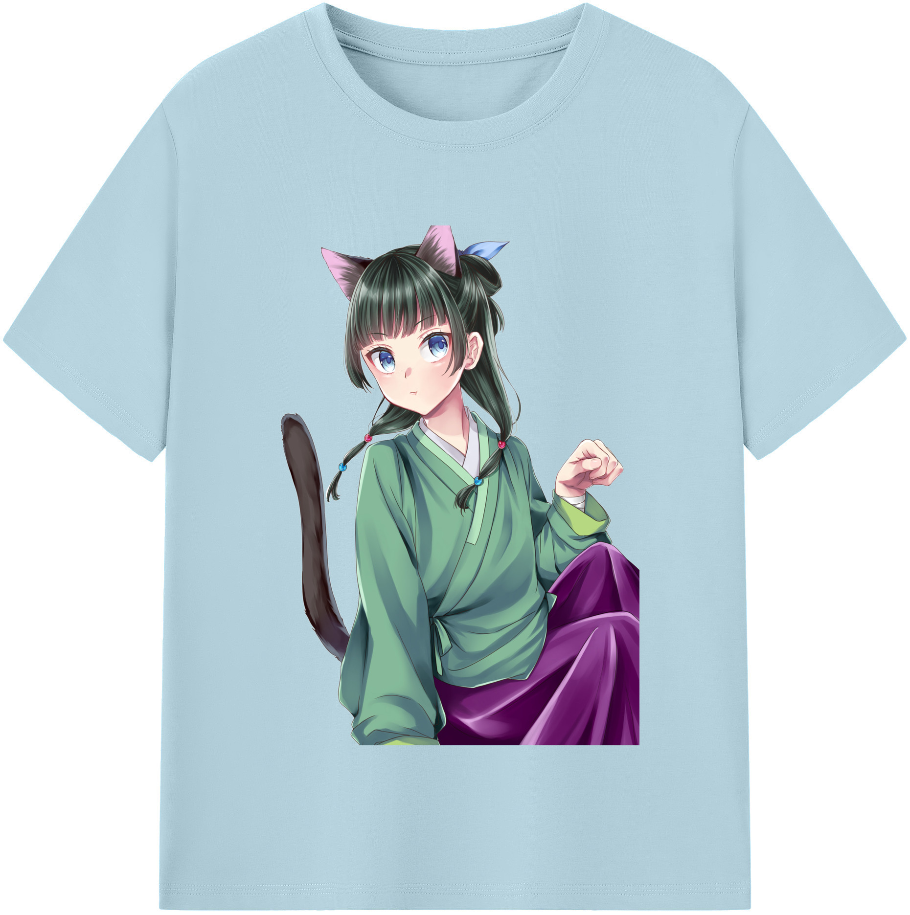 （画像用） 薬屋のひとりごと The Apothecary Diaries 綿100％半袖Tシャツ（フロントプリント）